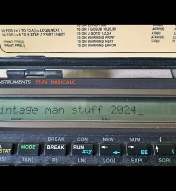 Texas Instruments TI-74 Basicalc calculator computer 1985 Taiwan USA