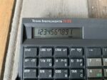 Texas Instruments TI-52 calculator desk 1986 Japan
