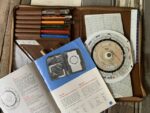 Aristo Aviat 616L air navigation slide rule kit set 1958 Germany