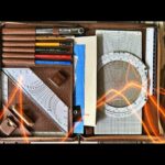 Aristo Aviat 616L air navigation slide rule kit set 1958 Germany