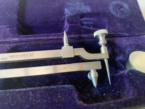 Planimeter J Amsler type 6 standard size box 1920 Switzerland Germany