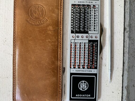 Arithma Addiator calculator tool pen 1950 Germany