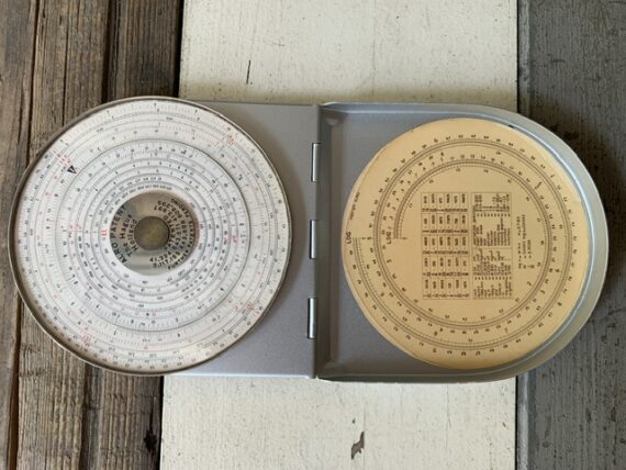 Alro 300D Slide rule metal case full set 1950 Holland - Image 4