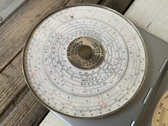 Alro 300D Slide rule metal case full set 1950 Holland - Image 3