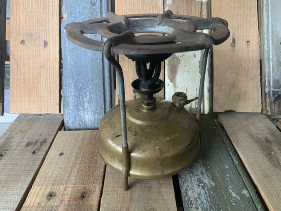 Ernst Hãhnel Vulcano collapsible brass stove 1960 Germany - Image 9