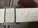 Post Hemmi pocket slide rule 1461 Versalog green cos sleeve 1960 Japan USA - Image 4