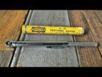Dunlop 6A classic car tire pressure gauge straight tool tube 1960 England