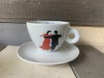 5x Illy Marco Lodola complete set Tazzine ballerine cappuccino 1999 Italy - Image 11