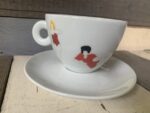 5x Illy Marco Lodola complete set Tazzine ballerine cappuccino 1999 Italy - Image 4