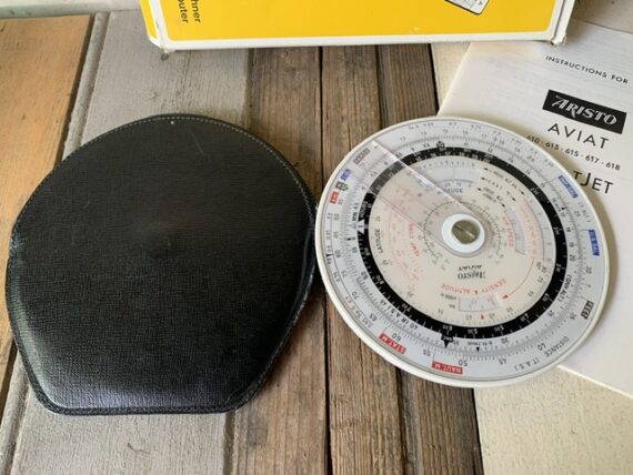 Aristo Aviat 615 air navigation slide rule full set 1980 Germany
