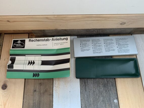 Faber Castell 62/82N Duplex pocket slide rule New Old Stock 1970 Germany - Image 4