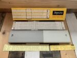 Aristo 0972 Hyperlog magnifier slide rule case box 1971 Germany