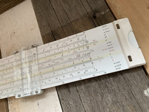 Aristo 0972 Hyperlog magnifier slide rule case box 1971 Germany - Image 6