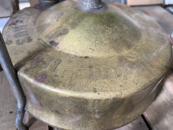 Primus 1 brass fixed stove cast grate 1955 Sweden - Image 7