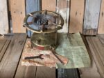 K.F. Eriksson's Prince 91 collapsible brass camping stove 1950 Sweden - Image 2