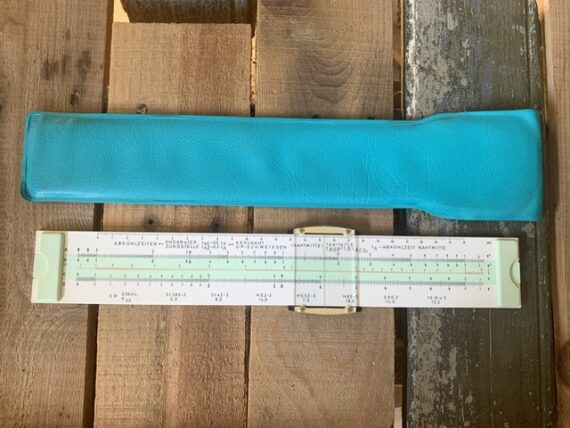 VEB Mantissa welding IHZ-ZIS Abkühlzeit slide rule case 1977 GDR Germany - Image 6