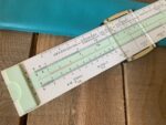 VEB Mantissa welding IHZ-ZIS Abkühlzeit slide rule case 1977 GDR Germany