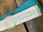 VEB Mantissa welding IHZ-ZIS Abkühlzeit slide rule case 1977 GDR Germany