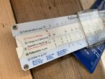 IWA 09185 Rollenberechnung Folien Foils slide rule 1973 Germany - Image 3