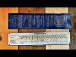 IWA 09185 Rollenberechnung Folien Foils slide rule full 1973 Germany
