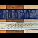 IWA 09185 Rollenberechnung Folien Foils slide rule full 1973 Germany