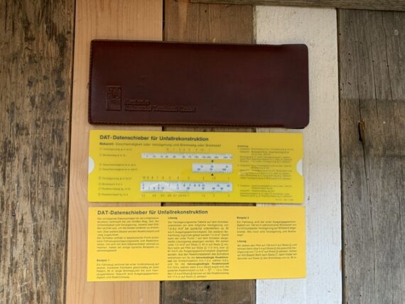 IWA 11048 DAT traffic accident reconstruction slide chart 1970 Germany - Image 5