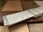 Pocket slide rule Sun Hemmi 149A sleeve 1960 Japan