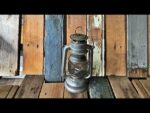 BAT 158 hurricane oil lantern original glass 1990 Germany