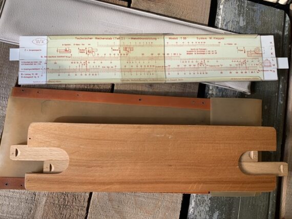 2x Kleppek Machine time T55 Machinenzeit slide rules 1930 Germany - Image 7