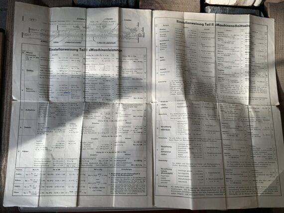 2x Kleppek Machine time T55 Machinenzeit slide rules 1930 Germany - Image 2