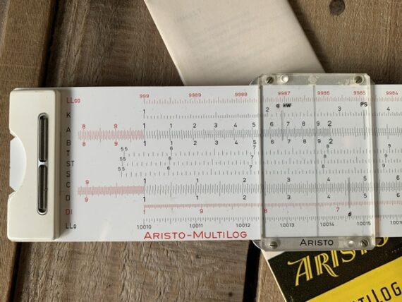 Aristo 1070 Multilog XXL slide rule full set 1969 Germany