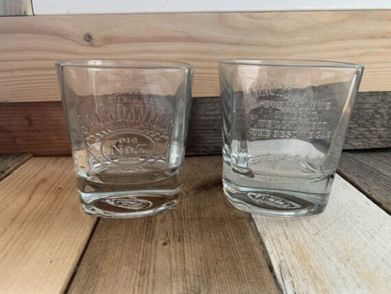 2 Whisky glasses for Jack Daniels no7 2010 USA - Image 2