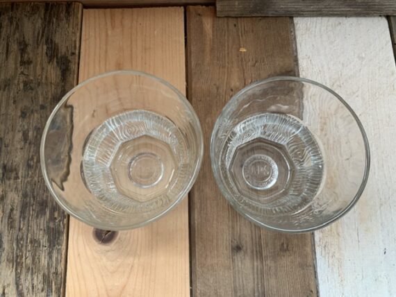 Set of 2 Jameson Whiskey embossed glasses 1990 Ireland - Image 5