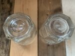 Set of 2 Jameson Whiskey embossed glasses 1990 Ireland
