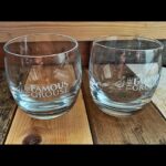 2x Famous Grouse Whisky glasses set 2010 Scotland