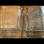 2 Whisky glasses for Jack Daniels no7 2010 USA