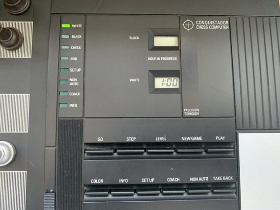 Saitek Conquistador Chess trainer computer electronic Saitek 1988 Hong Kong - Image 7