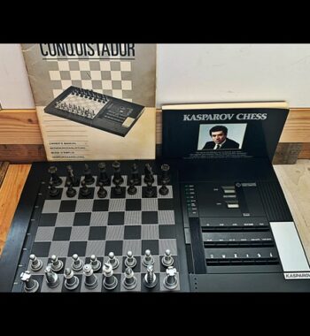 Saitek Conquistador Chess trainer computer electronic Saitek 1988 Hong Kong
