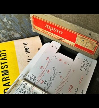 Aristo 1067U Darmstadt XXL slide rule full set 1970 Germany