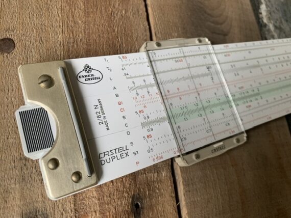 Faber Castell Duplex 2/82N slide rule full set 1970 Germany - Image 5