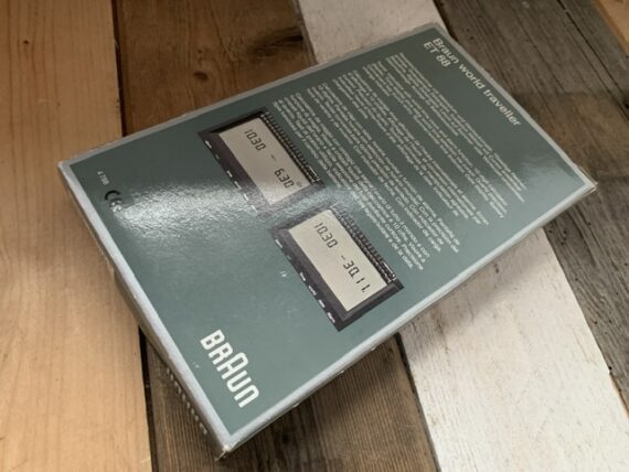 Braun world traveller ET88 4788 design Rams manual box 1990 Germany - Image 6
