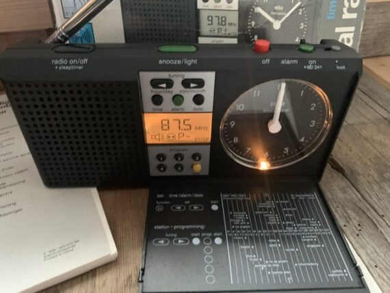 Braun ABR314 digital radio 3869 time control design Lubs 1996 Germany
