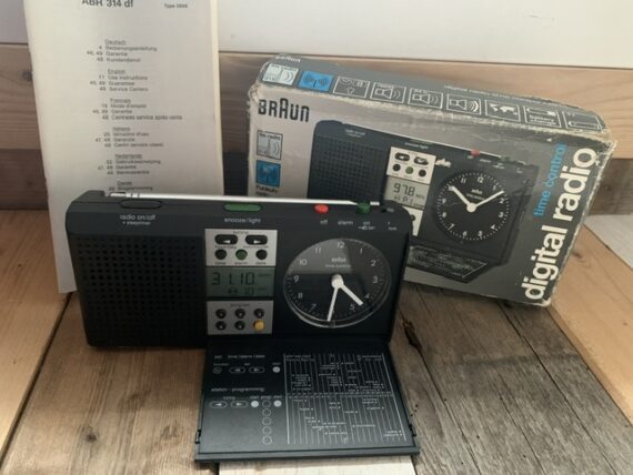 Braun ABR314 digital radio 3869 time control design Lubs 1996 Germany - Image 3