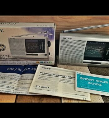 Sony ICF-SW11 world receiver manual box 2000 Japan