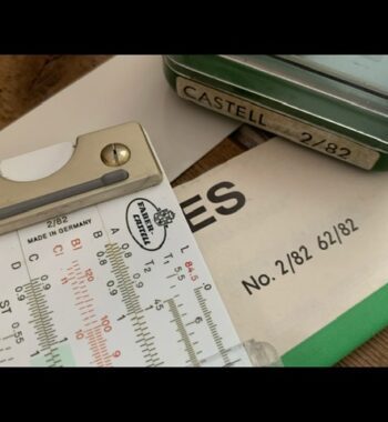 Faber Castell Duplex 2/82 slide rule full set 1970 Germany
