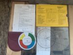 Radiation set circular Slide rule wind map Swiss Army 1976 Switzerland - Image 2