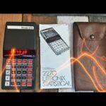 Litronix 2270 Statistical calculator manual pouch 1975 Malaysia
