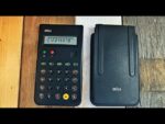 Braun ET 55 LCD Calculator 4835 design by Rams 1980 Germany
