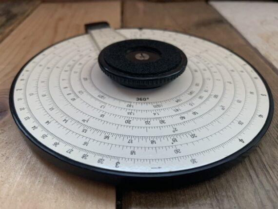 Loga 30sTt 360 circular duplex slide rule in case 1970 Switzerland - Image 4