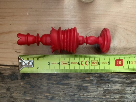 Chess set Nürnberg Nuremberg bone tournament size in box 1900 Germany - Image 8